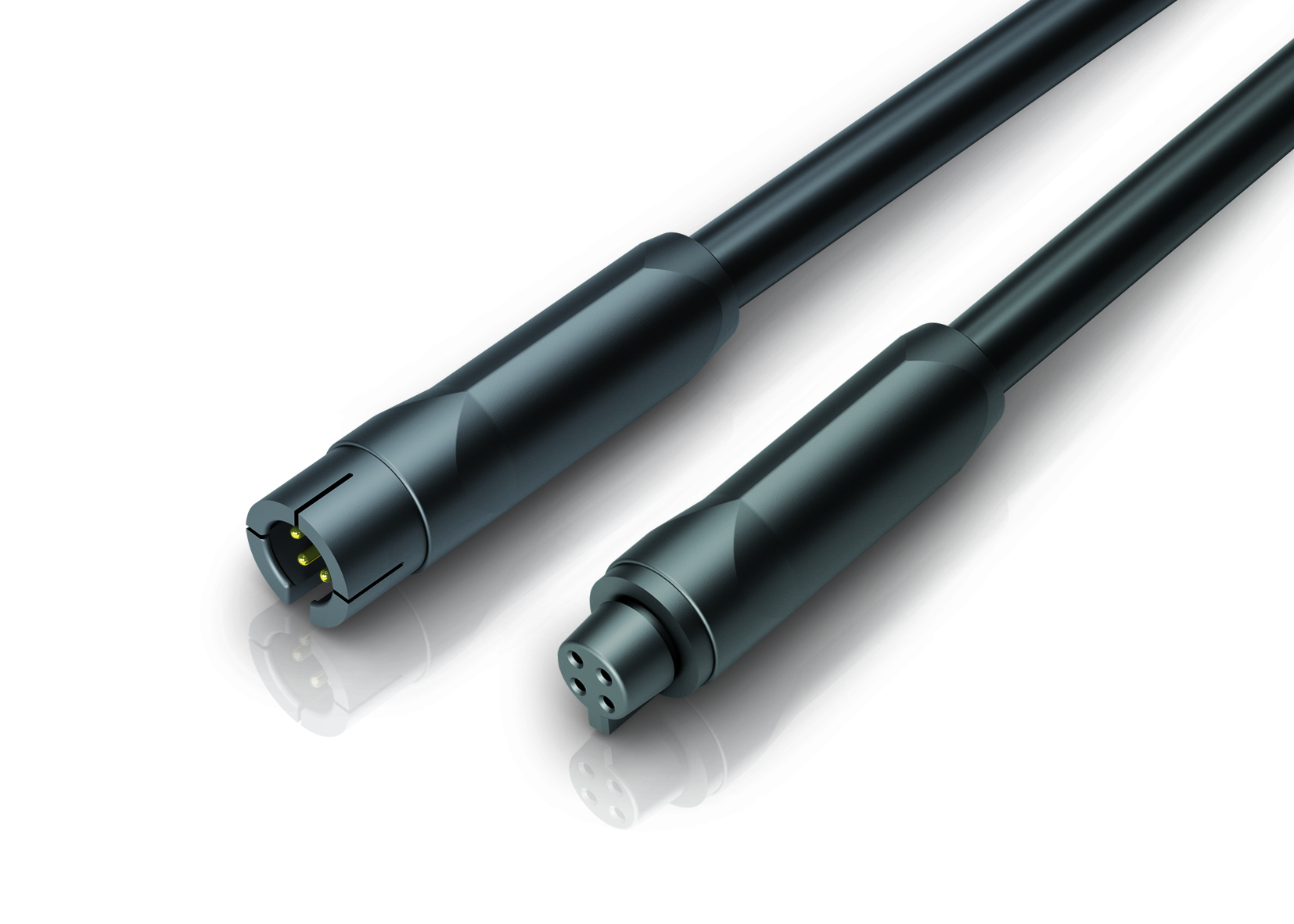 Snap-in-Rundsteckverbinder