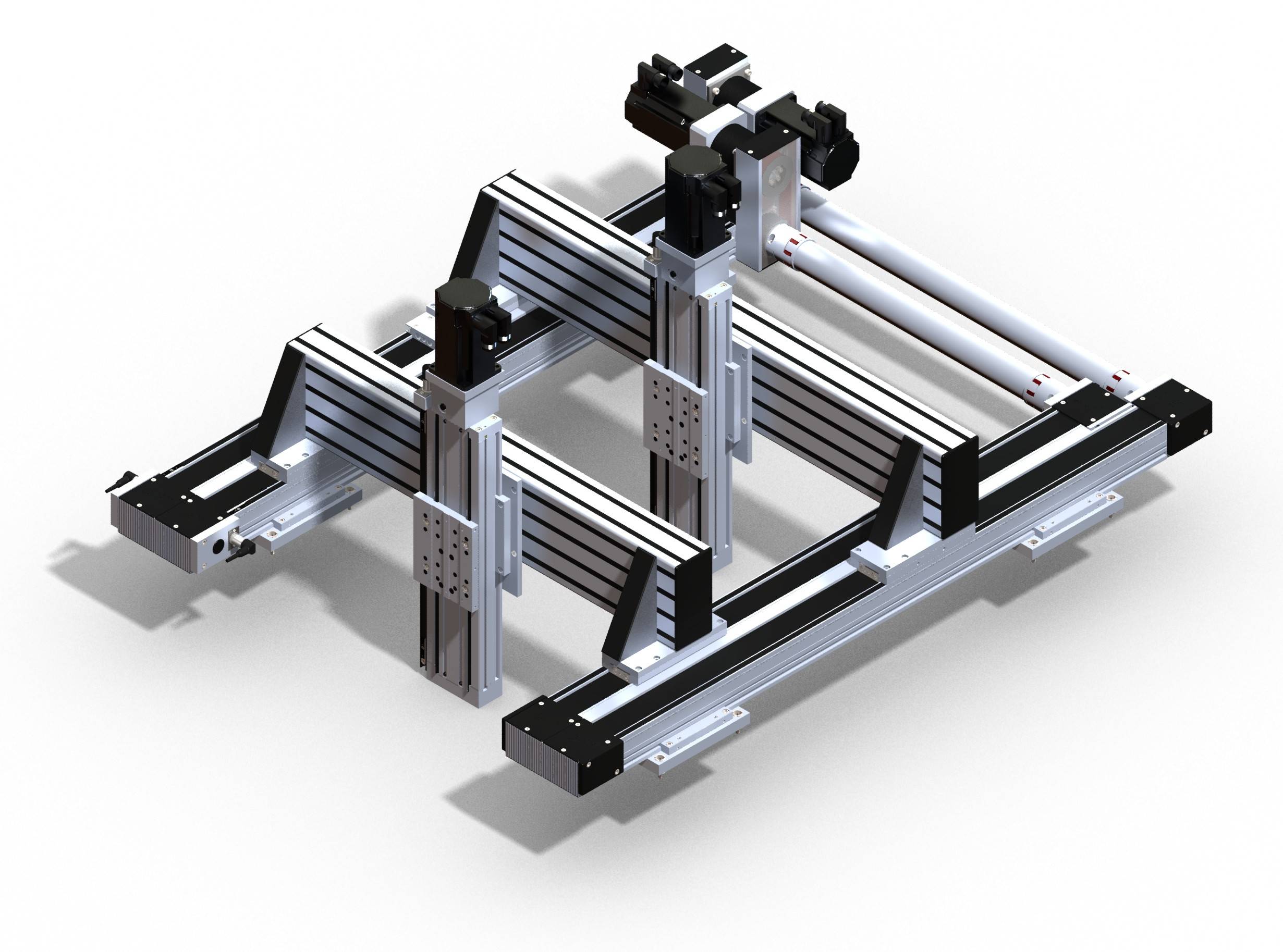 Zwei Flächenportale in einem Arbeitsraum