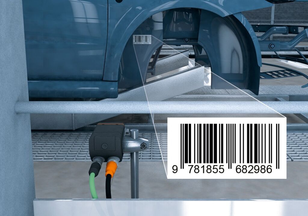 Vision mit IO-Link? Das geht! 1 Bild 1 | Der Multicode-Reader überträgt die Daten als getrennte Pakete über IO-Link.