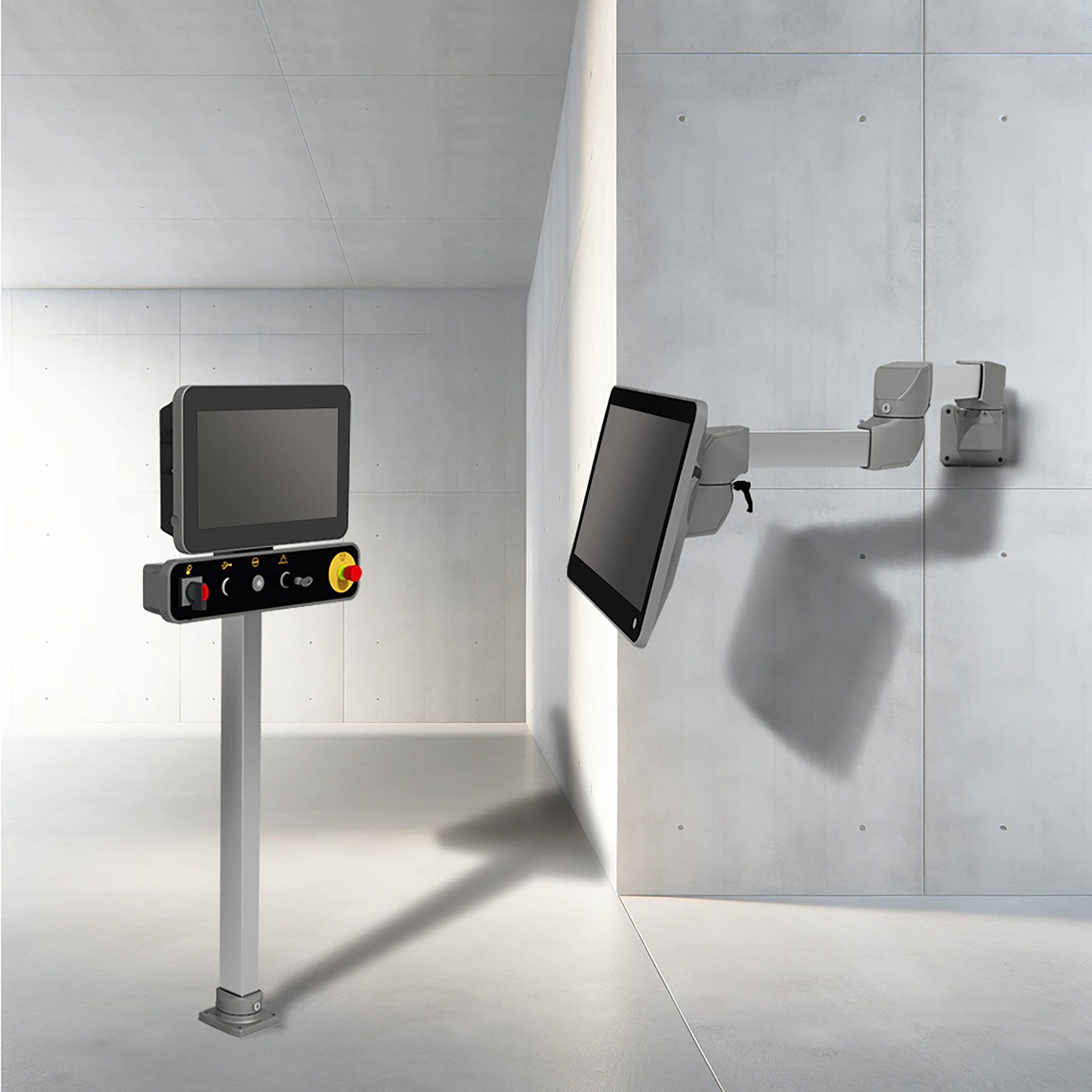 Leichttragsystem für leichte Panel-PCs und Displays