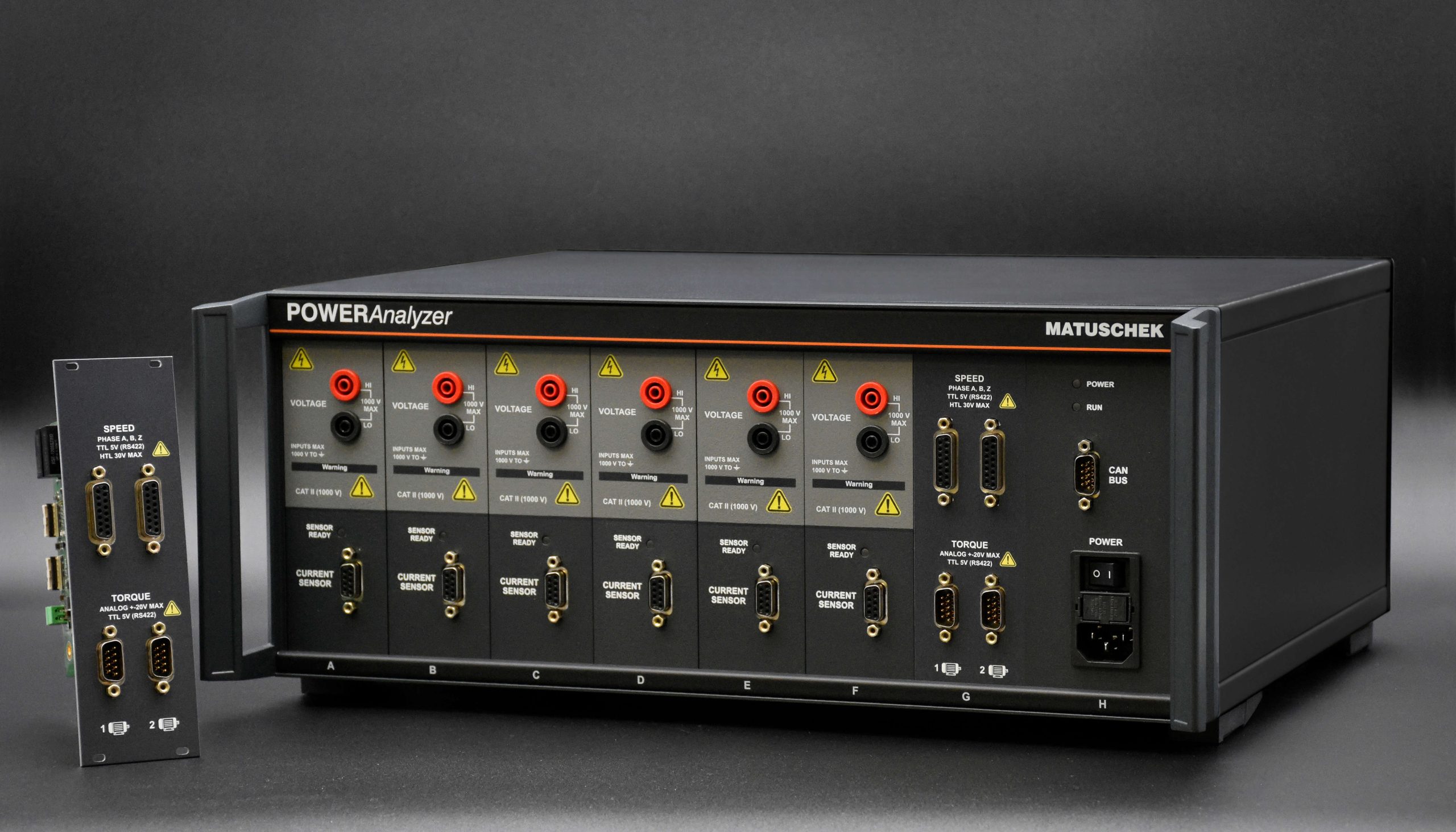 Präzisionsanalyse elektrischer und mechanischer Motordaten