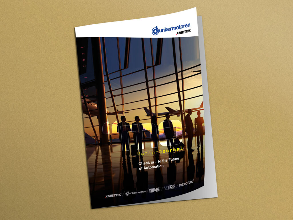 Dunkermotoren veröffentlicht neue Ausgabe von Motion Journal 1 Kundenmagazin 03 24 Presse