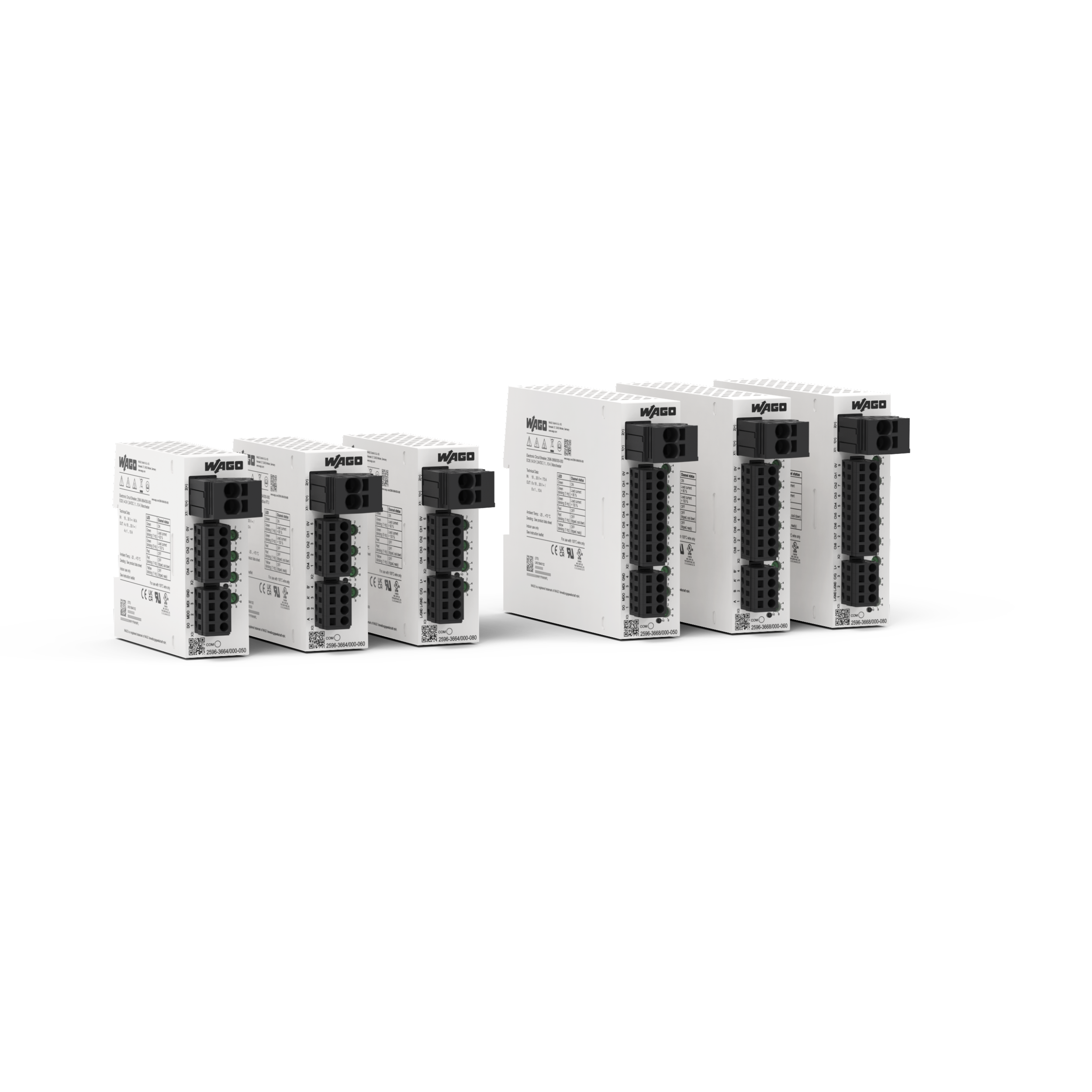 Mehrkanalige Schutzschalter mit Kommunikationsschnittstelle