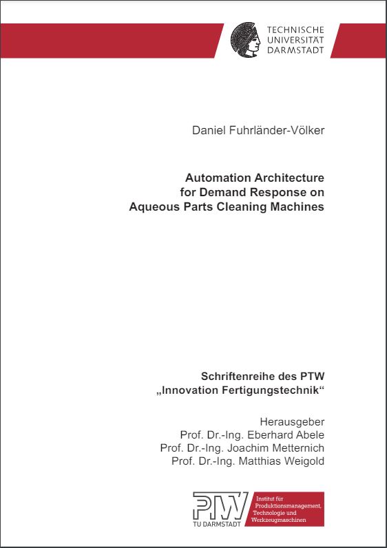 Automatisierungsarchitektur für Demand Response 6 Automatisierungsarchitektur für Demand Response