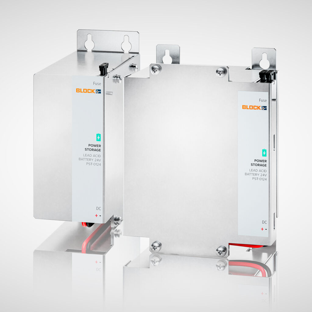 Kompakte Batteriemodule verbessern Energielösungen 1 Die PST-Batteriemodule von Block eignen sich für industrielle Anwendungen bis hin zu erneuerbaren Energien.