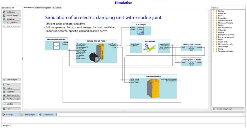 Antriebstechnik für Kniehebel 1 BM Abb 1 Screenshot Kniehebel