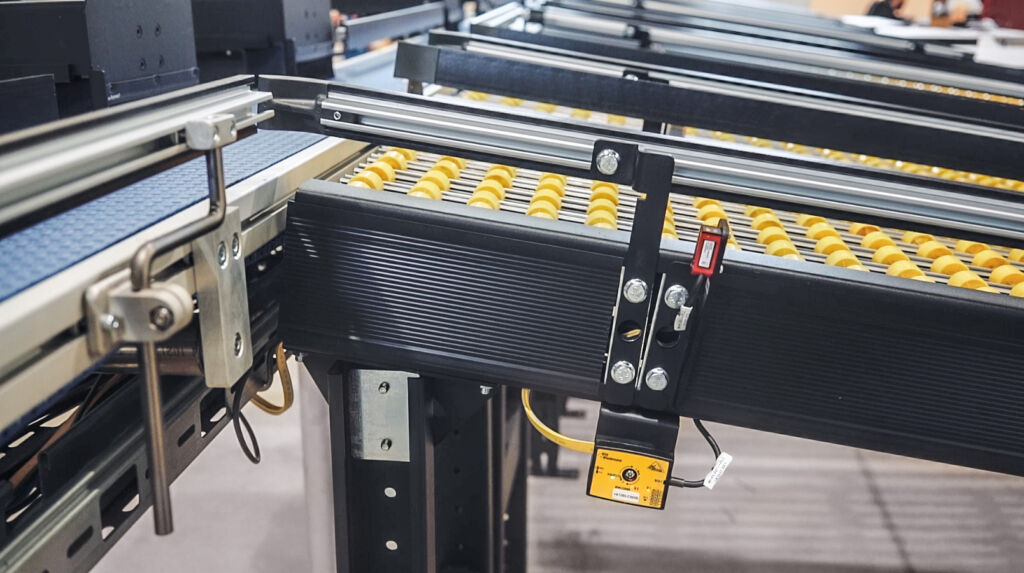 Automatisiert sortiert 3 Mit dem Aktiven Verteiler ASi Safety (BWU3599) von Bihl+Wiedemann lassen sich Sicherheitsapplikationen bis SIL3/PLe umsetzen.