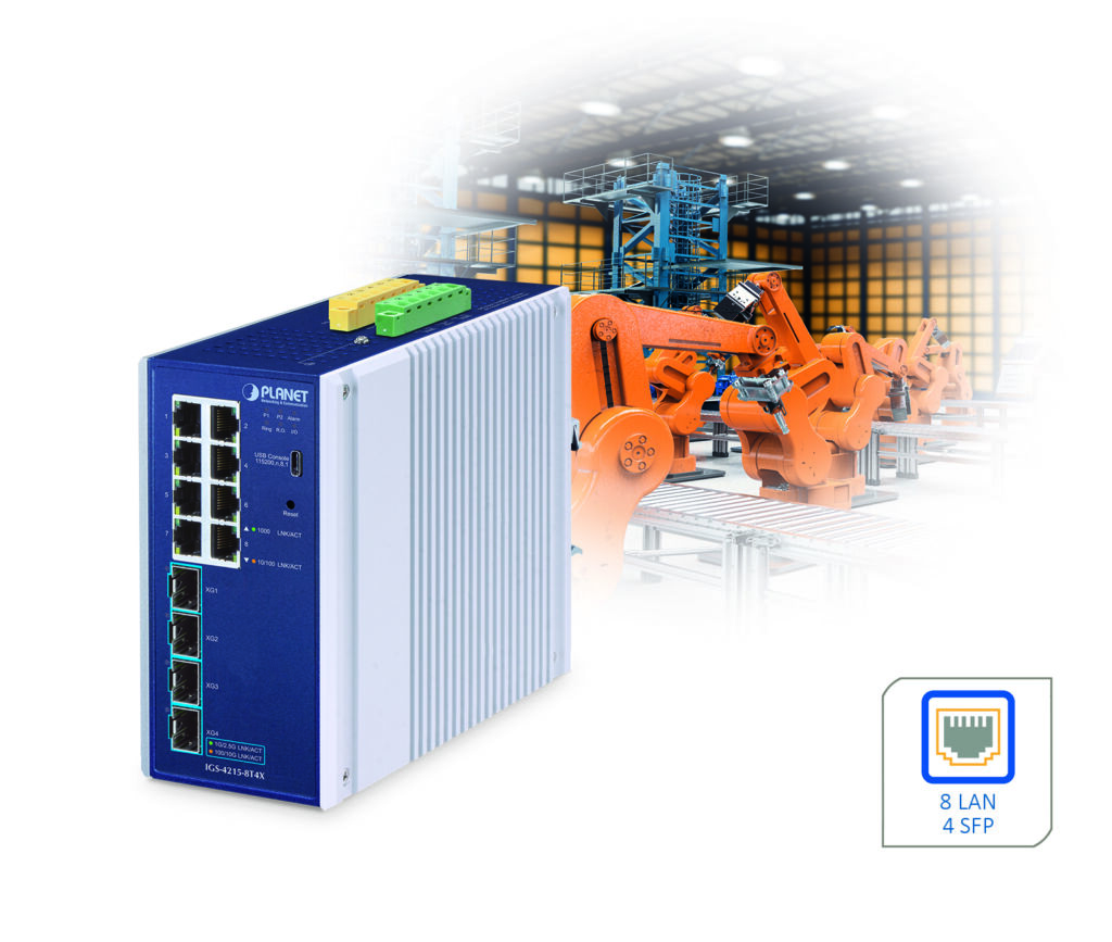 12-Port Managed Switch 1 Spectra IGS 4215 8T4X 12 Port Switch