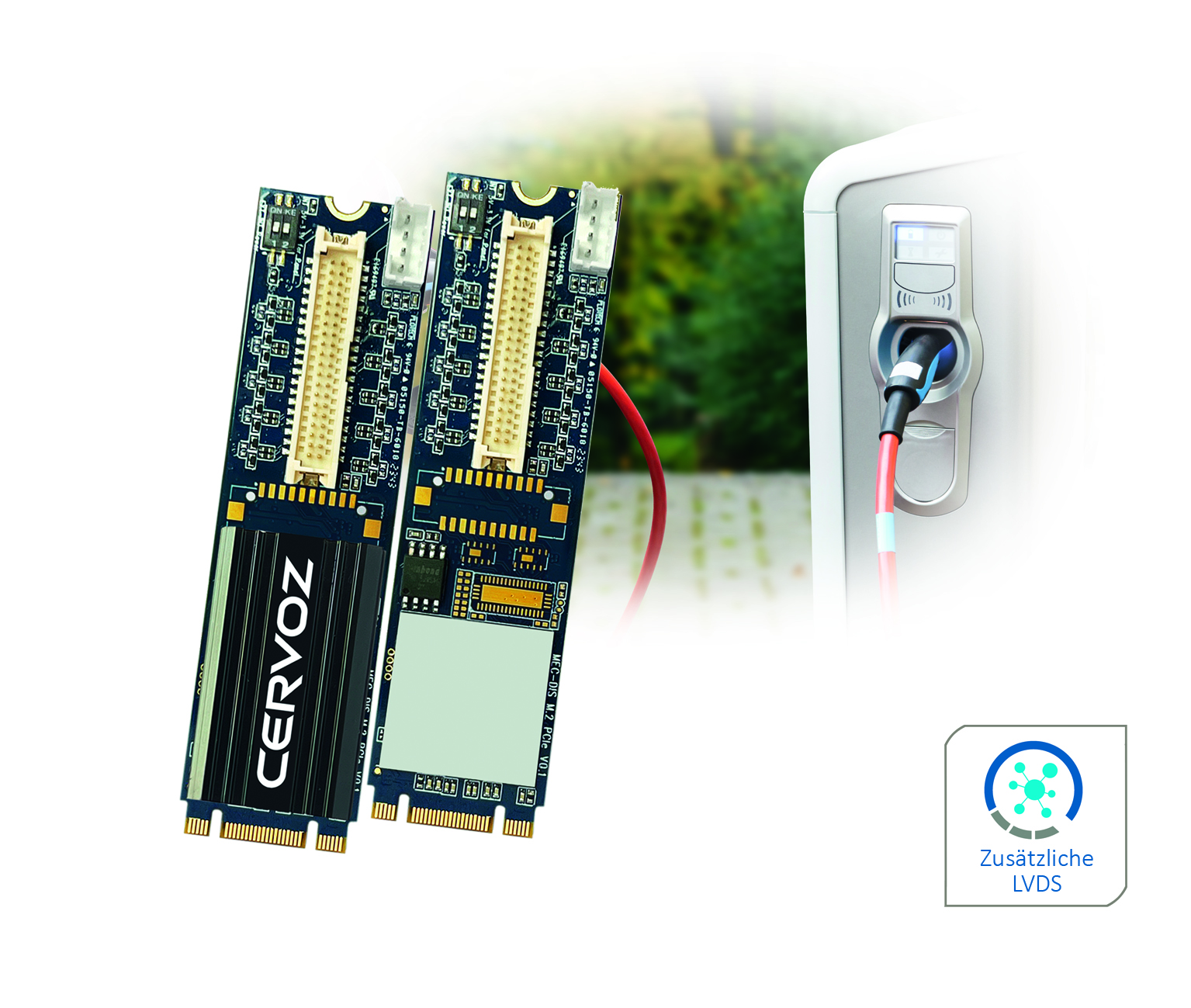 Zusätzlicher LVDS-Anschluss