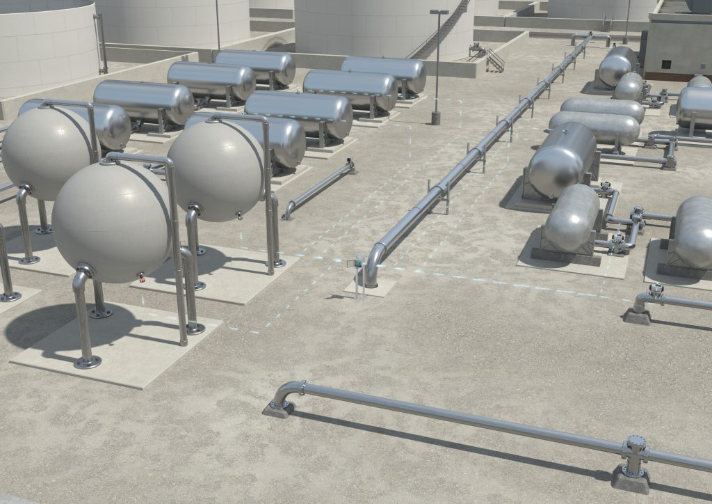 Nur noch eine Infrastruktur mit Ethernet-APL 1 Identische Infrastruktur: Der Ethernet-APL Field Switch im Verteilerkasten
überträgt die Signale zur Prozessführung und für die funktionale Sicherheit.