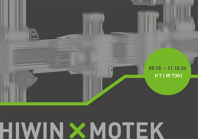 Achsen für den Schwerlastbereich 2 HIWIN Messehighlight Motek rgb