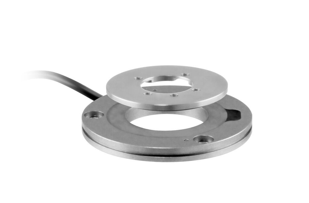 Kundenspezifische Schleifringe und Encoder-Modelle 2 Lagerlose Bauweise und die Eigenschaften der von Flux patentierten GMI-Technologie machen die Encoderserien GMI Rotary Encoder und GMI Angle Encoder (im Bild) unempfindlich gegen viele Störfaktoren wie Vibrationen, Schocks, Schmutz, Korrosion oder extreme Temperaturschwankungen.