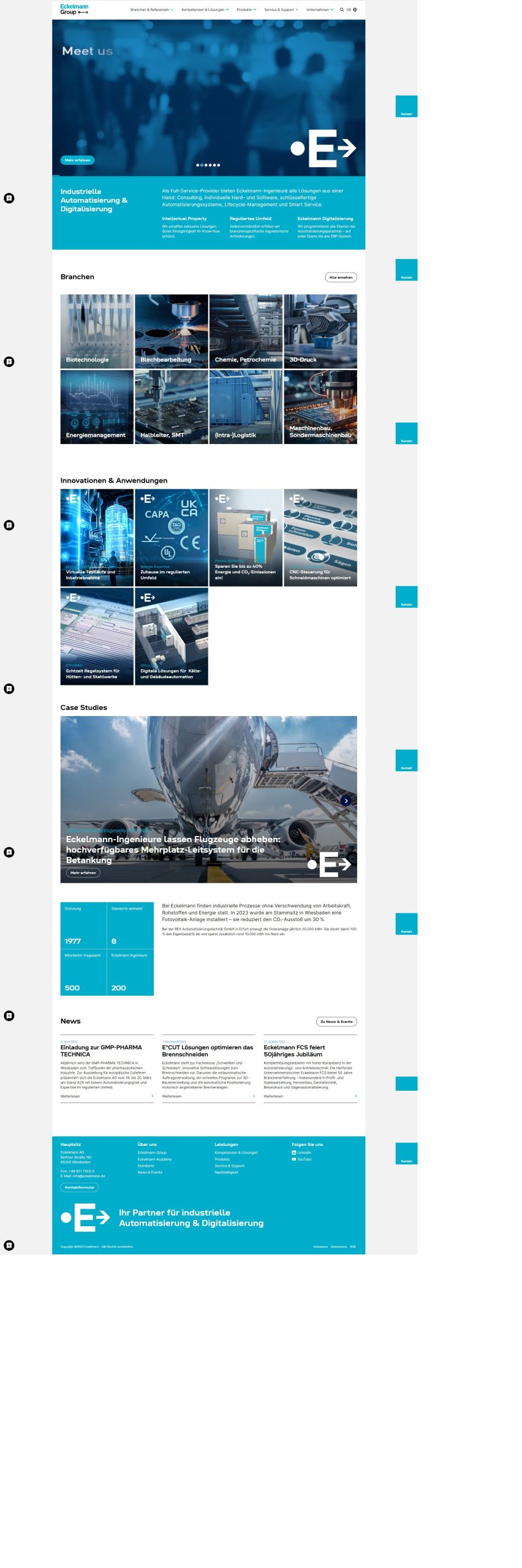 Online-Frischekur: Eckelmann mit neuem Corporate Design 2 Online-Frischekur: Eckelmann mit neuem Corporate Design