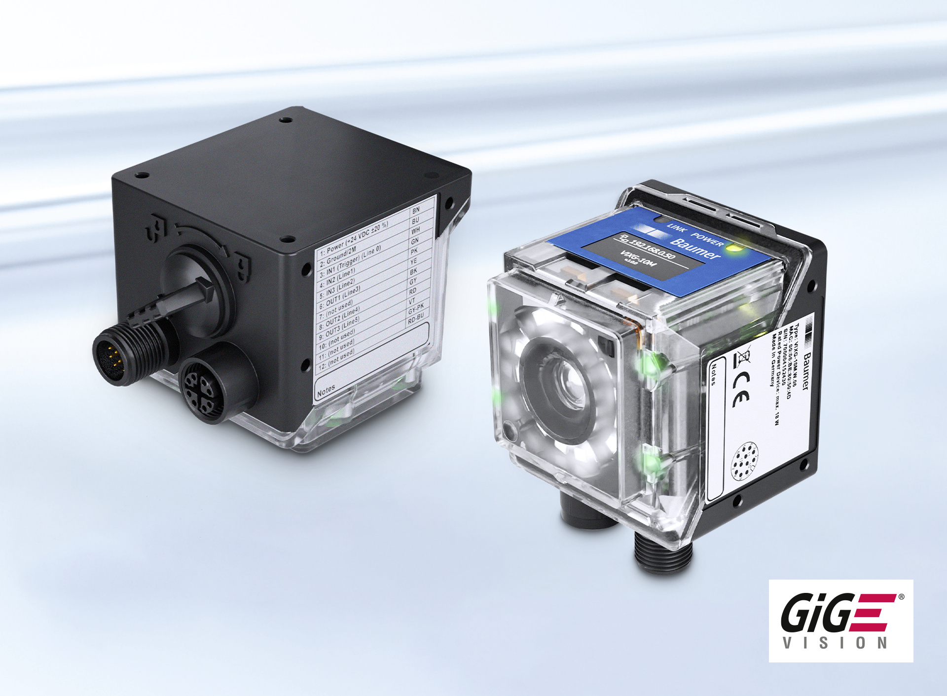 Platzsparende GigE-Vision-Kamera