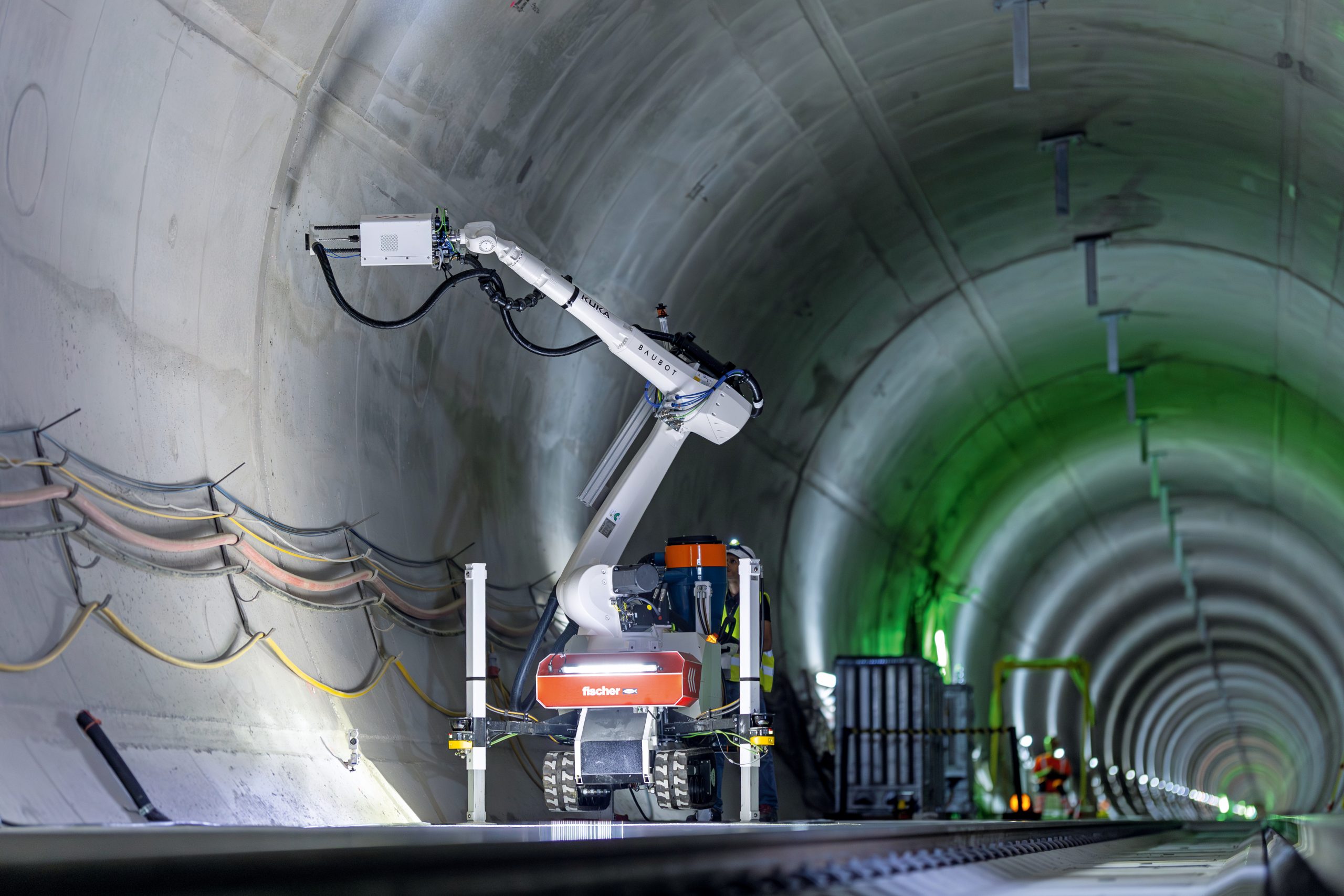 Roboter auf der Baustelle