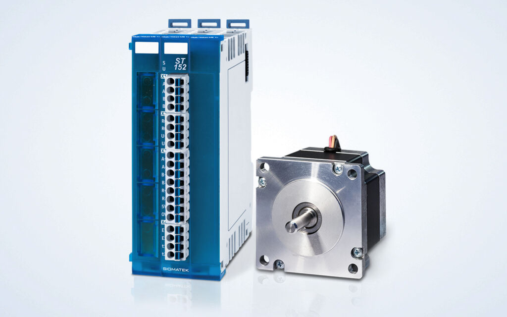 Schrittmotor-Endstufe mit Closed Loop 1 Das Motion-Modul ST 152 von Sigmatek bietet präzise Schrittmotor-ansteuerung mit Closed-Loop-Regelung.