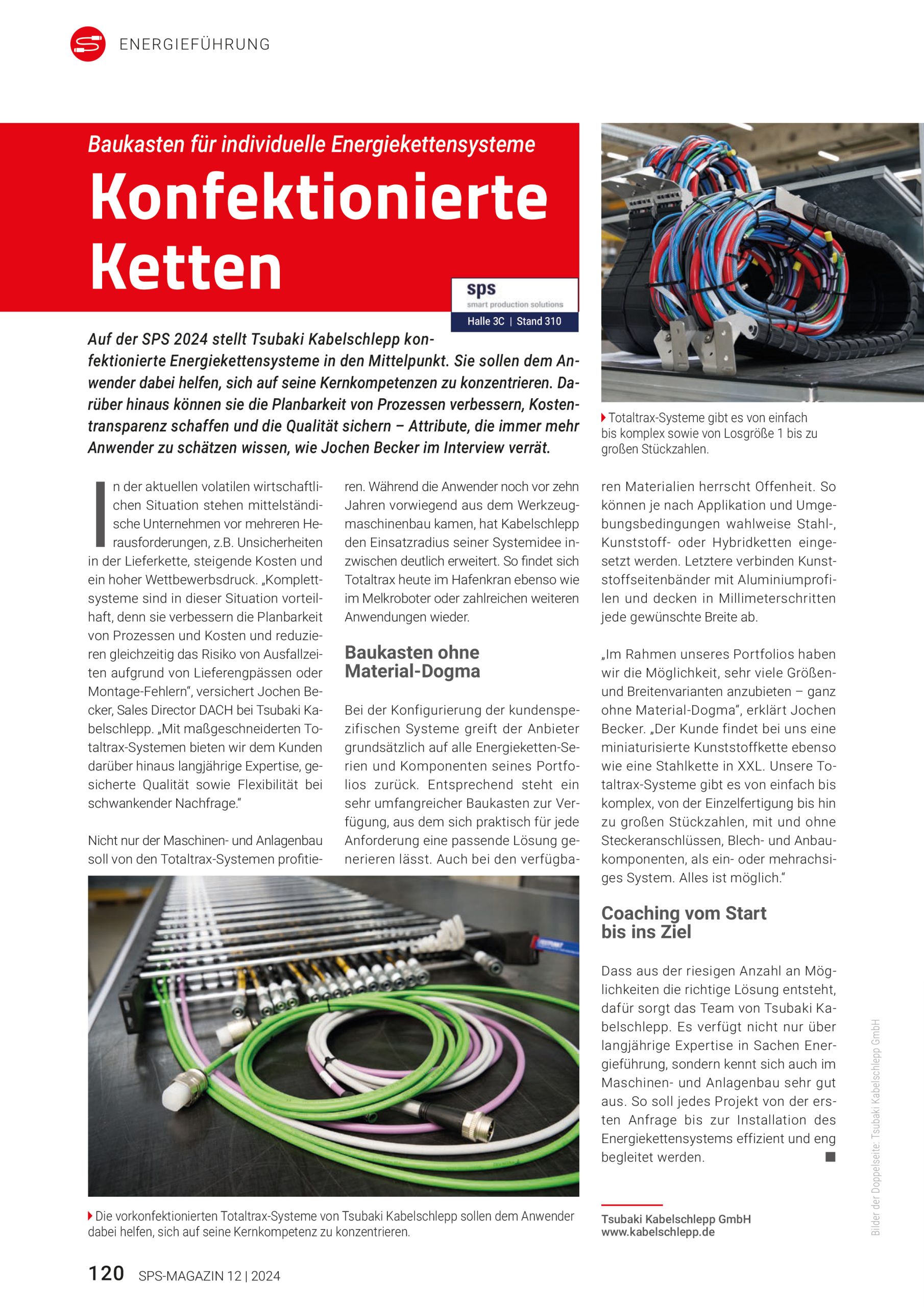 Schwerpunkt Energieketten und Leitungen SPS MAGAZIN 12 2024 scaled