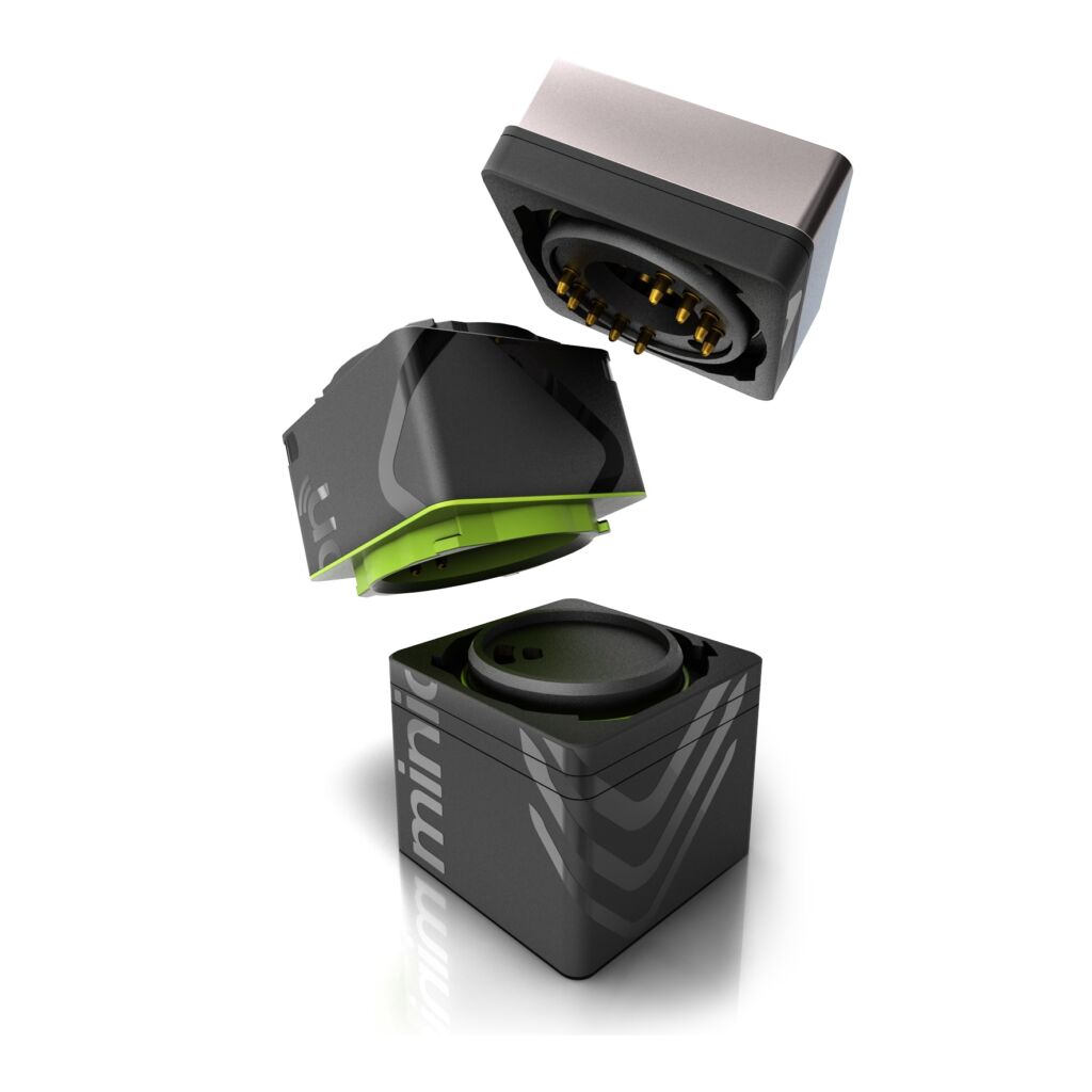 Autarker IoT-Sensor 1 Der autarke IoT-Sensor von Autosen besteht aus Sensor, Gateway und Batterie.