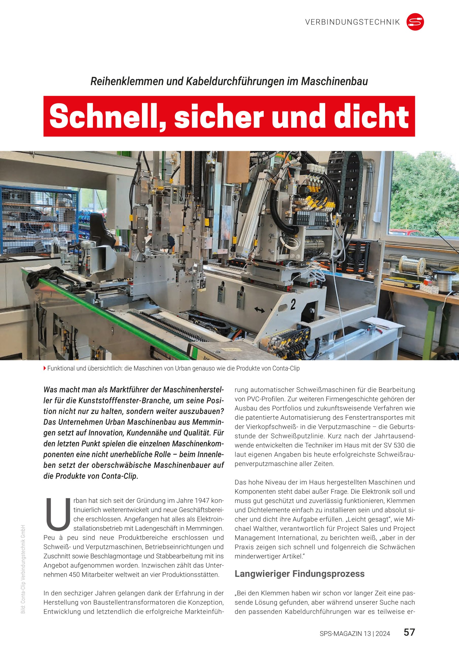 Schwerpunkt Effiziente Verbindungstechnik SPS MAGAZIN 13 2024 scaled