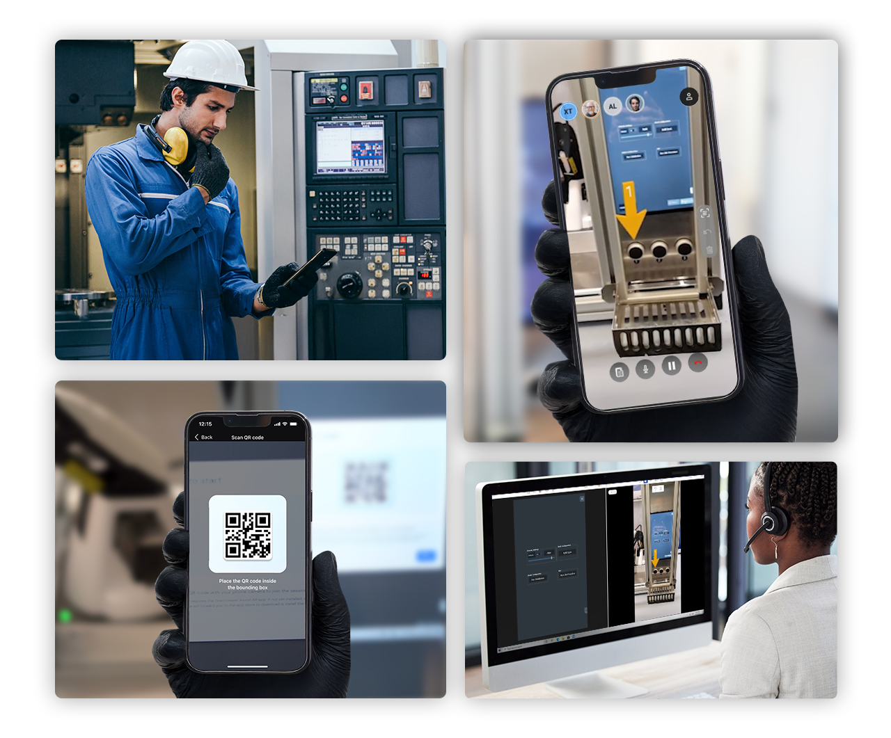 Kombination von Fernzugriff und AR