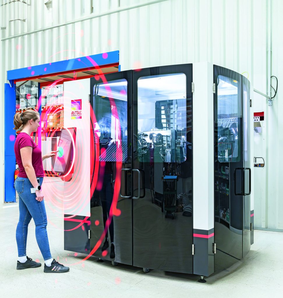 Gezündeter Automations-Turbo macht Hargassner wettbewerbsfähiger 1 Mit dem Rittal Wire Terminal WT
führt Hargassner die Drahtkonfektionierung
von der Rolle bis zum einbaufertigen Element durch.