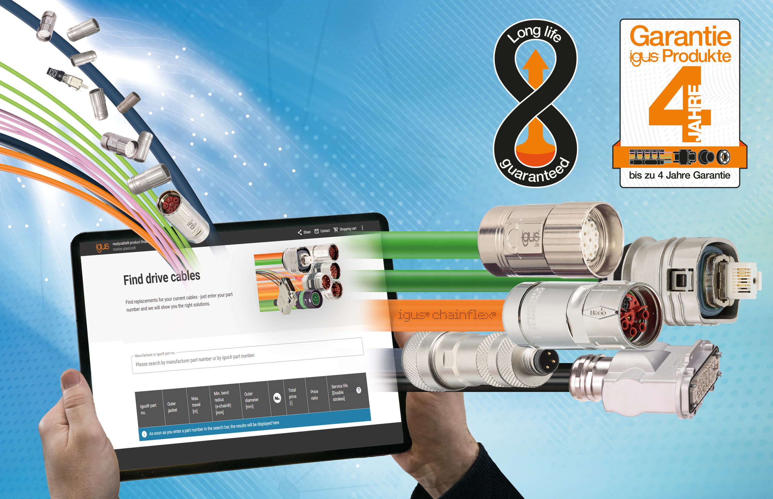 Leitungen und Energieketten von Igus 6 Leitungen und
Energieketten von Igus