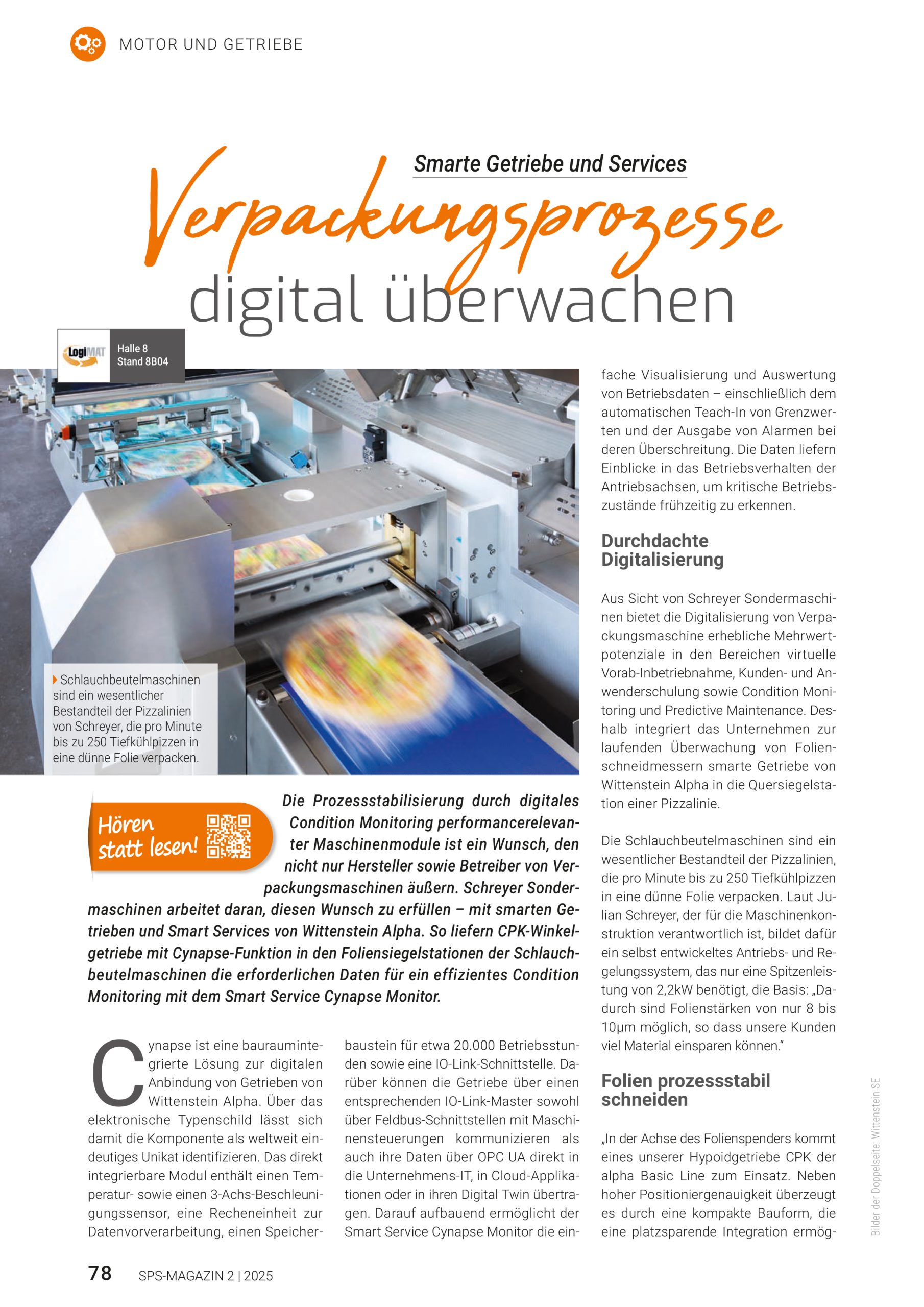 Schwerpunkt Getriebe SPS MAGAZIN 2 2025 scaled