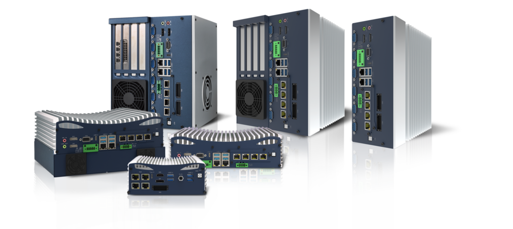 IPC-Familie von Efco mit 2,5GbE-PoE-Schnittstellen und skalierbare KI-Beschleuniger, die wahlweise mit 10. oder 13. Generation Intel CPUs best&uuml;ckt werden k&ouml;nnen.