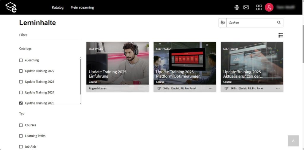 Wenn Datendurchgängigkeit den Unterschied macht 1 Mit dem eLearning "Updatetraining Eplan Plattform 2025" können User einfach neue Funktionen entdecken, Tipps in der Projektierung
erhalten und kommen so zu besseren, schnelleren Ergebnissen.