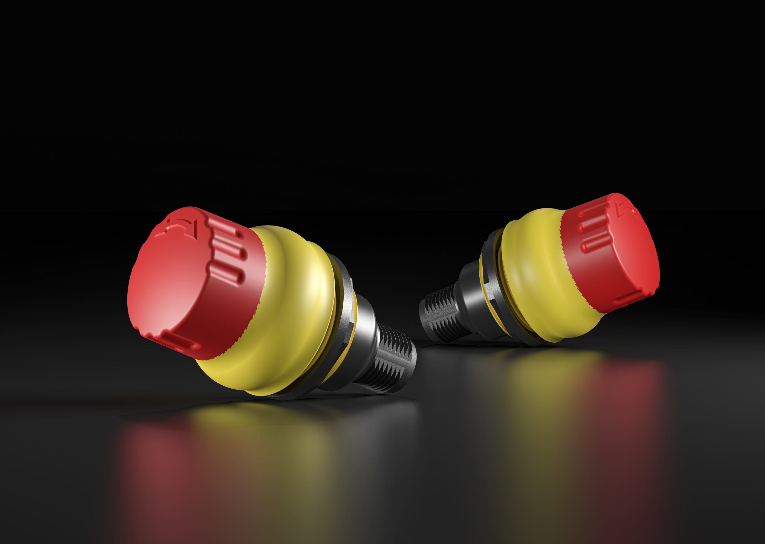 Nothalt-Schalter und Folientaster