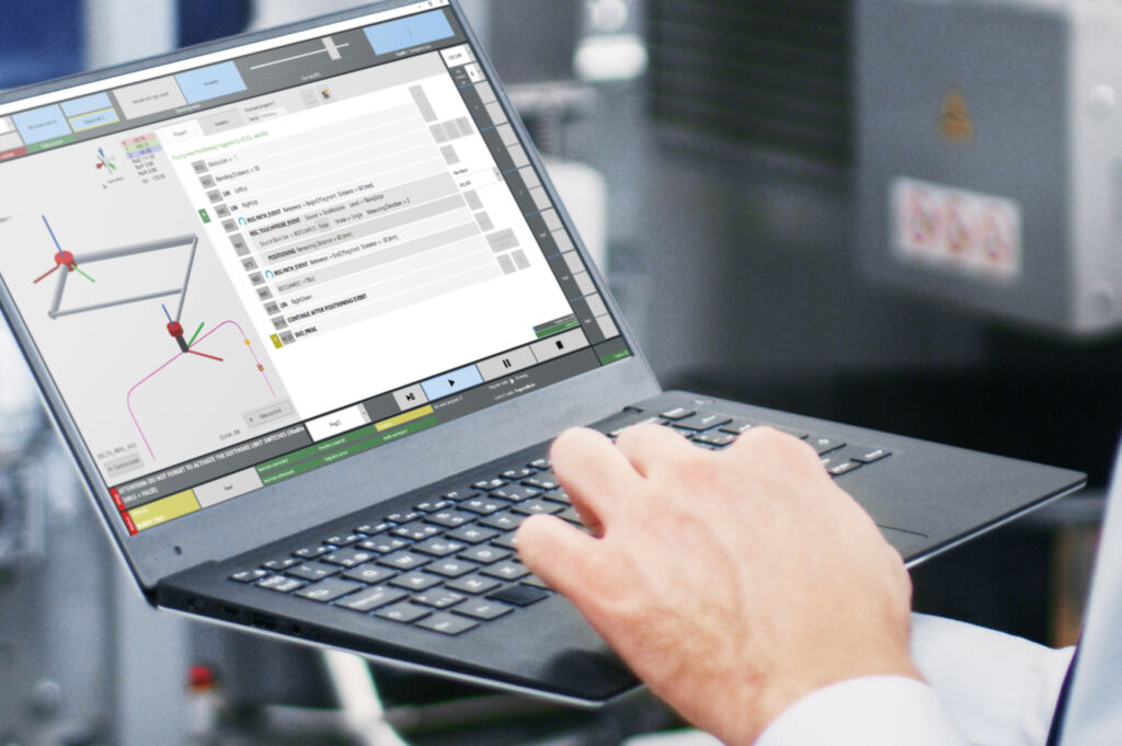 Schneller zum fertigen Gantry-Roboter 3 SEW3050 Laptop neu