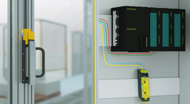 Absicherung durch magnetische Zuhaltungen