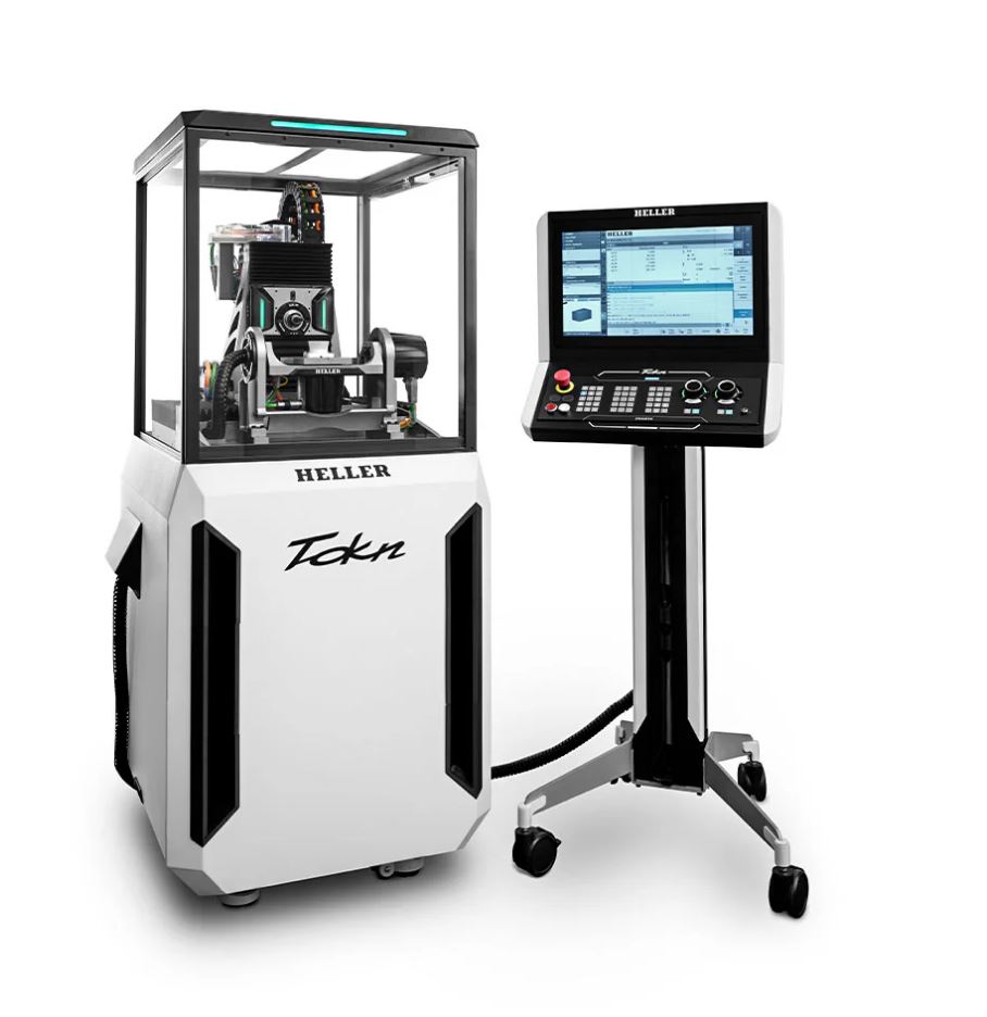 Neue Dimension der Ausbildung mit dem Tokn von Heller 5 Die Technik des Tokn entspricht eins zu eins den klassischen großen Heller-Maschinen - nur alles etwas kleiner dimensioniert.