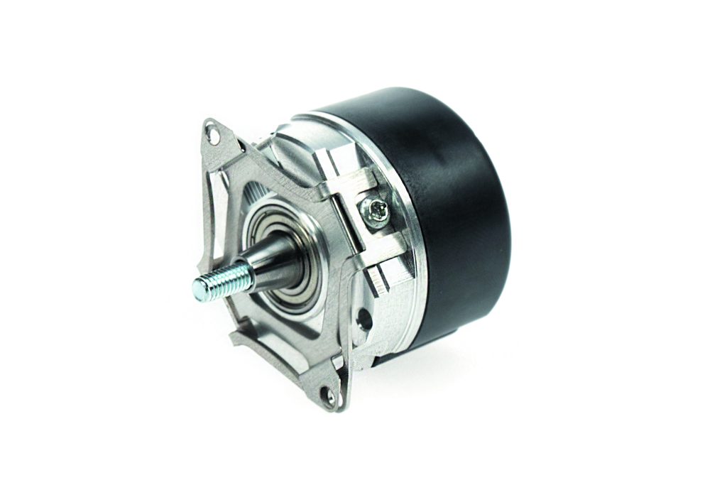 Knackpunkt: Eigenbewegung 3 Der Drehgeber Acuro AD37 verbraucht nur 0,6W in der Multiturn-Ausführung – das ist 50 bis 75% weniger als andere Encoder.