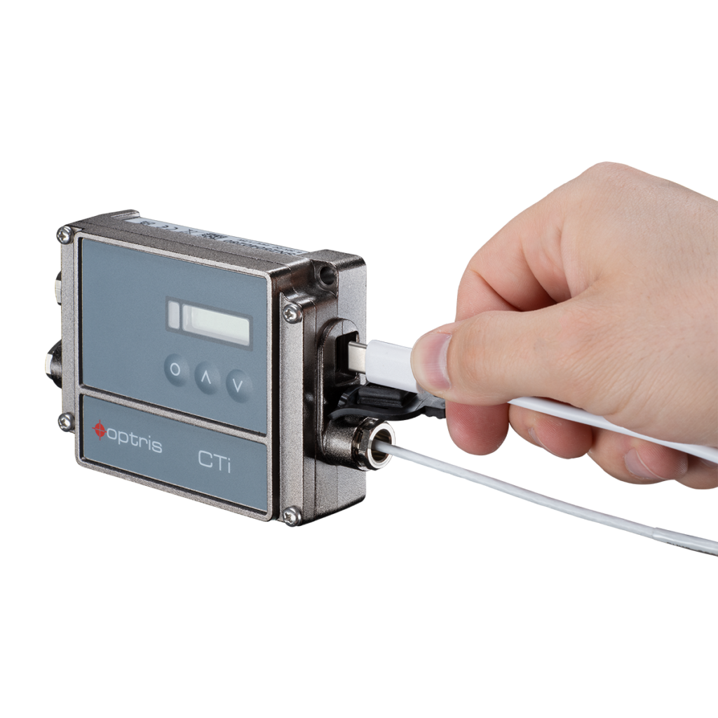 Neues Infrarot-Pyrometer 1 Optris setzt mit dem neuen CTi LT-Pyrometer einen neuen Maßstab in der stationären Infrarot-Pyrometrie.