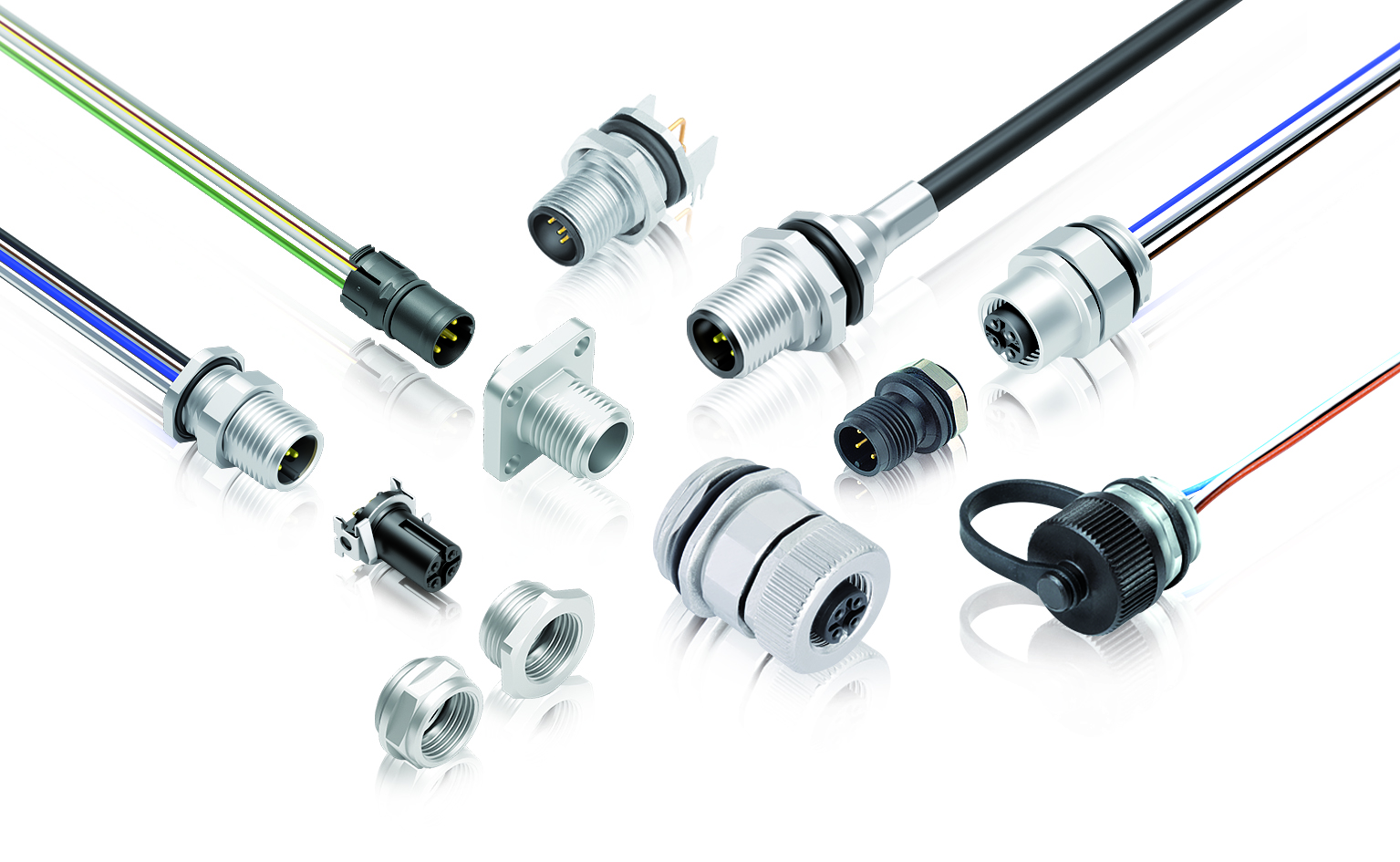 M12-Flanschsteckverbinder