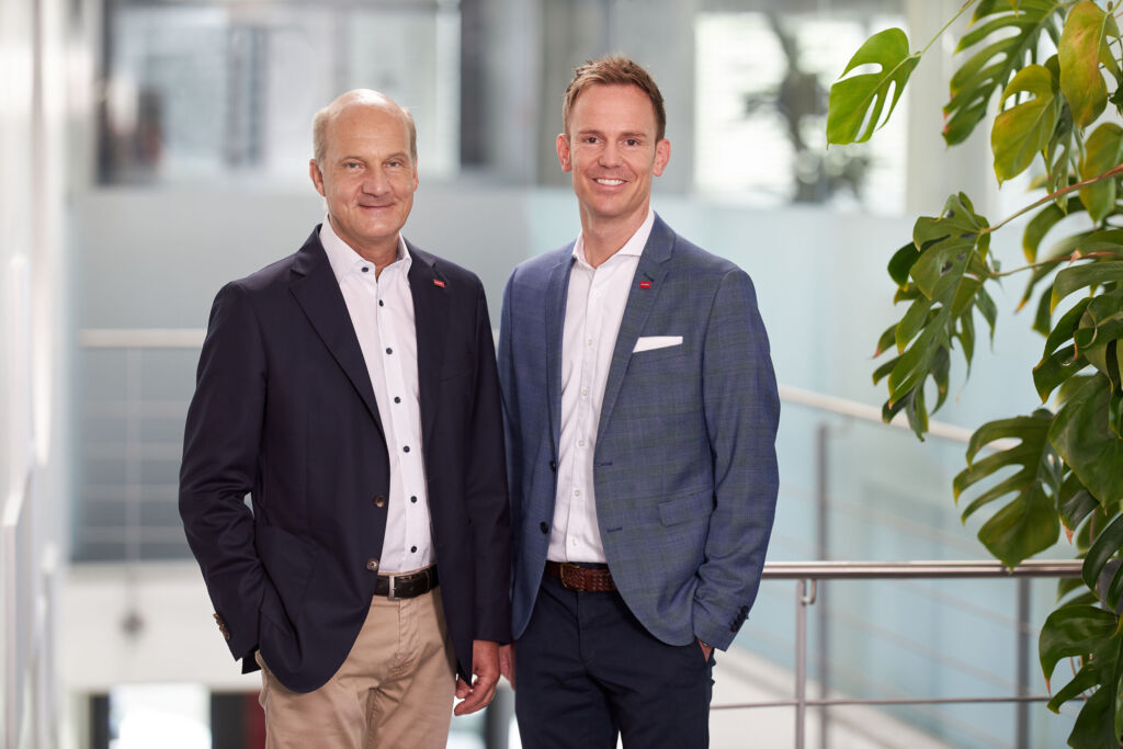 Vier Jahrzehnte im Wandel der Messtechnik: „Wir liefern den Unterschied“ 3 Vorstand DataTec: Hans Steiner (links) und Markus Kohler (rechts).