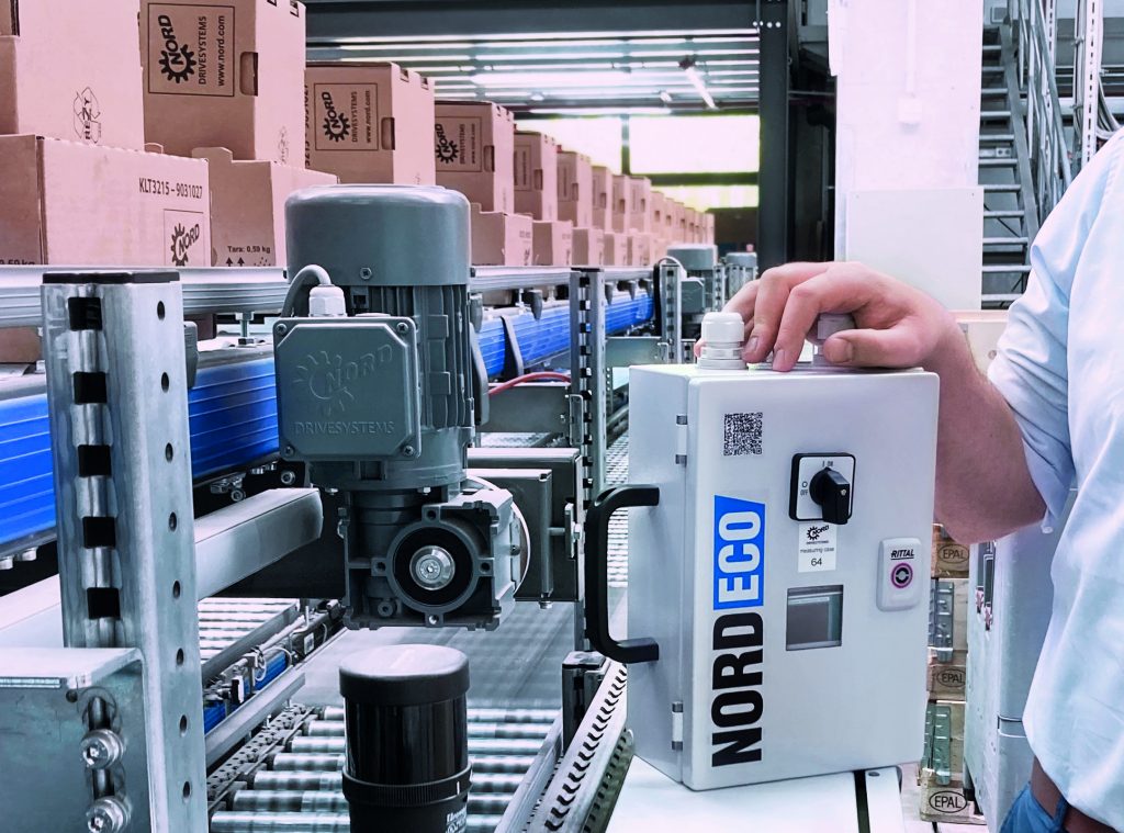 Effizienzanalyse auf Knopfdruck 1 Mit seinem Eco-Service verhilft Nord seinen Kunden zu einer energieeffizienten Anlagenauslegung. Basis ist die Messung mit der Nord-Eco-Box.