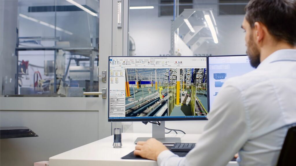 Virtuelle Inbetriebnahme und Simulation werden Standardwerkzeug im Maschinenbau 2 Die Digital-Twin-Technologie adressiert auch menschliche Faktoren in Fertigungsprozessen. Mitarbeitende können mit einem digitalen Zwilling des Systems interagieren, Verfahren erlernen und Vertrauen gewinnen, bevor sie die eigentliche Produktionshalle betreten, was die Schulungszeit verkürzt und die Sicherheitsergebnisse verbessert.