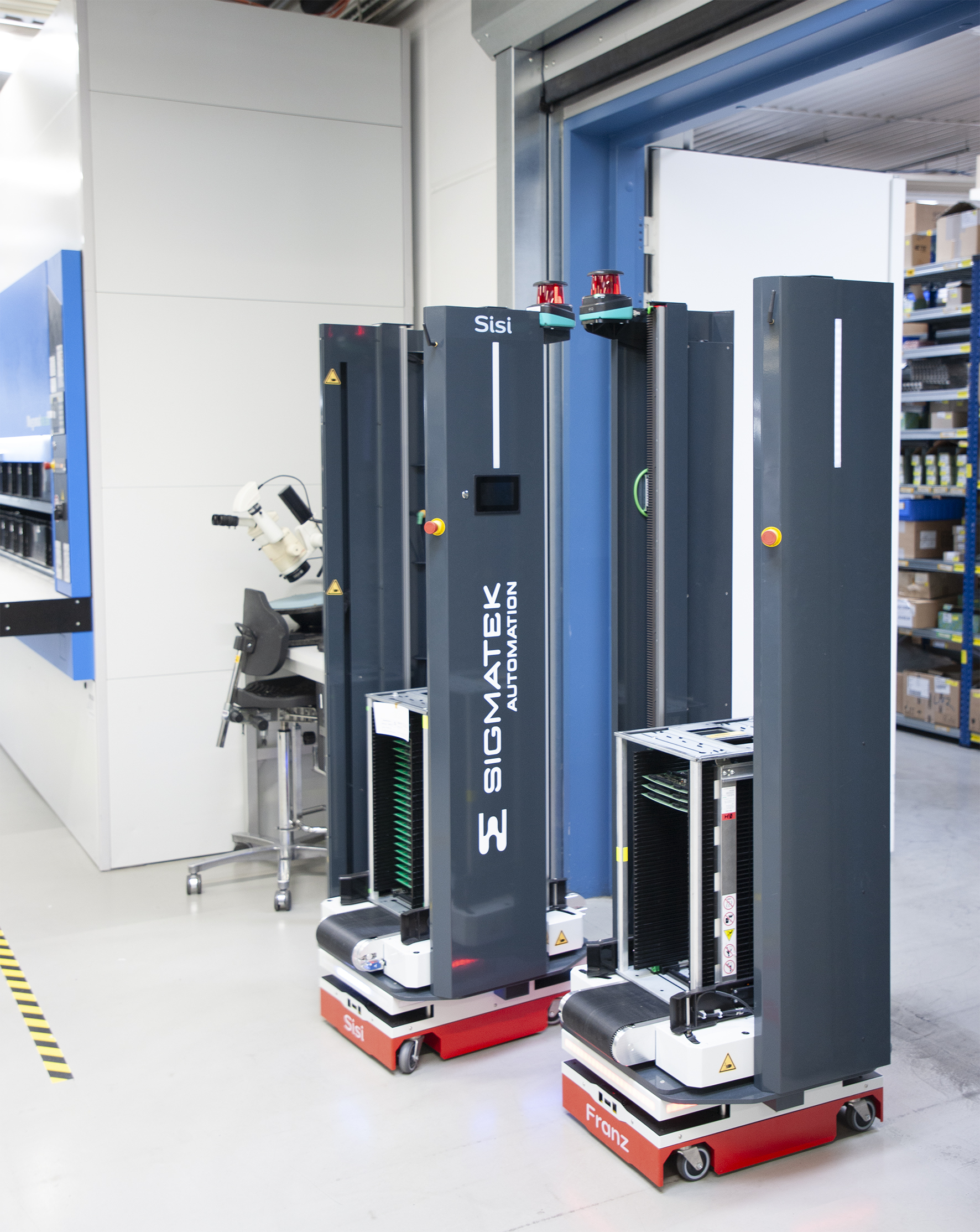 Automatisierter Materialfluss in der Produktion