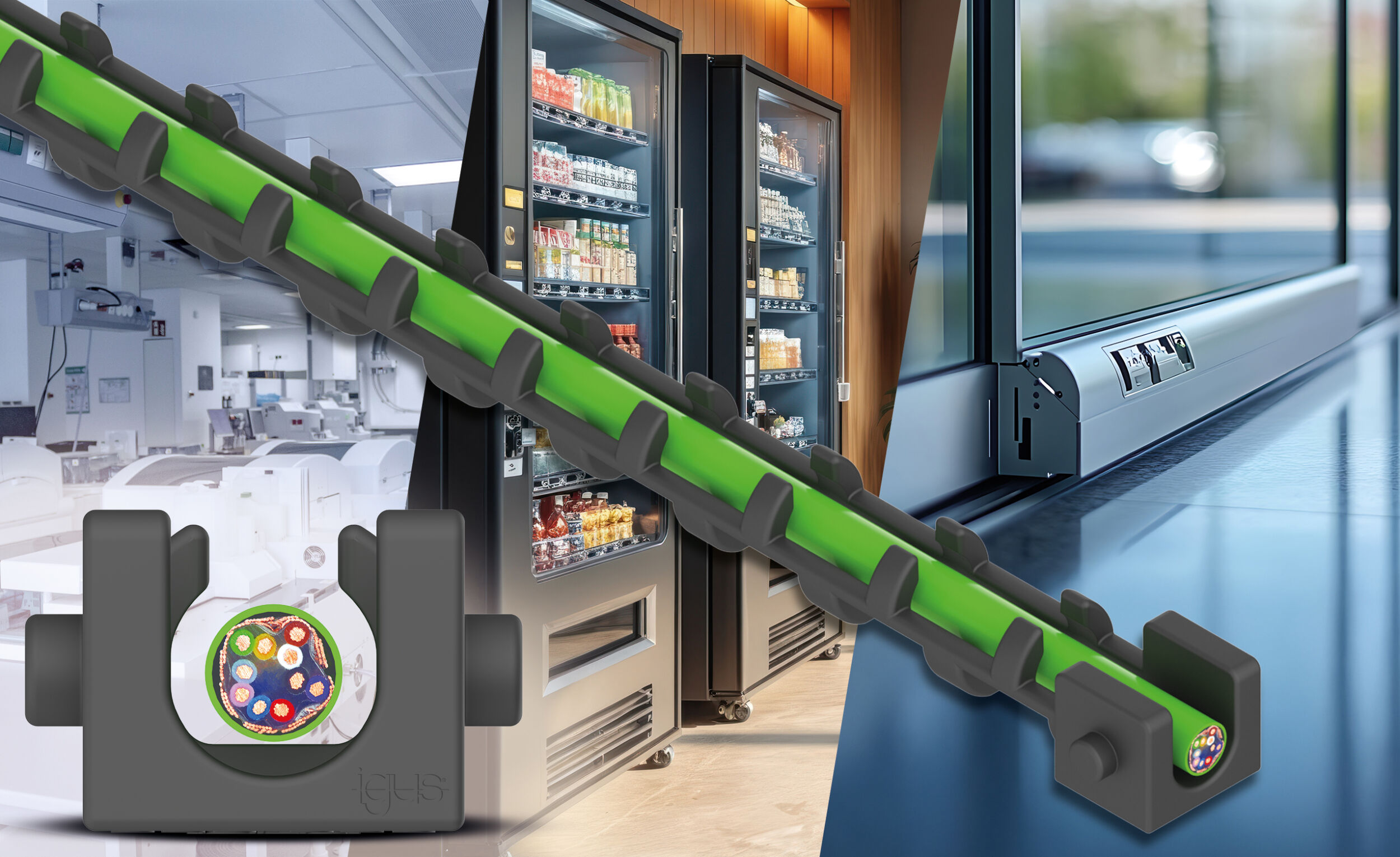 Einteilige Energiekette