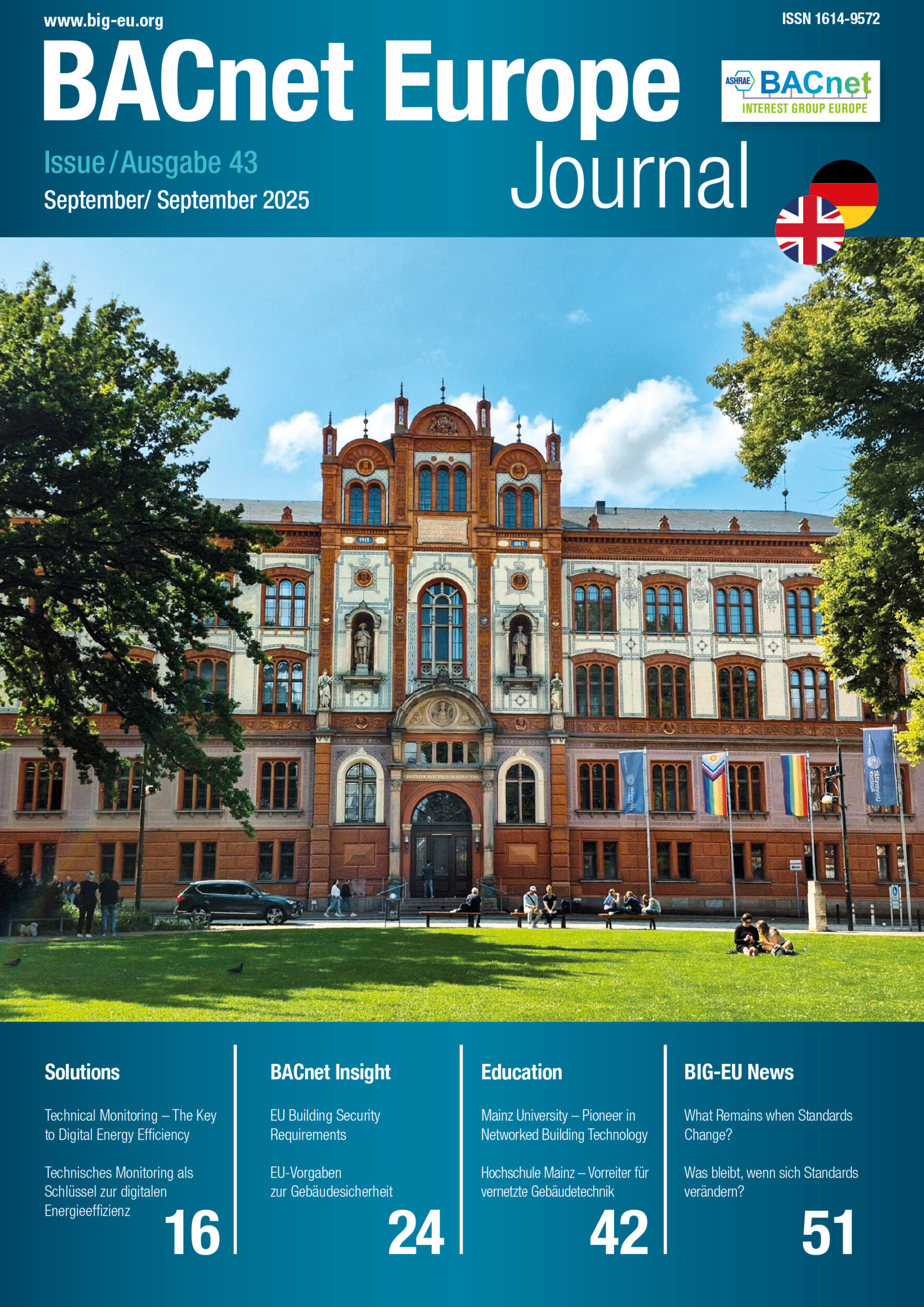 Neue Ausgabe des BACnet Europe Journals