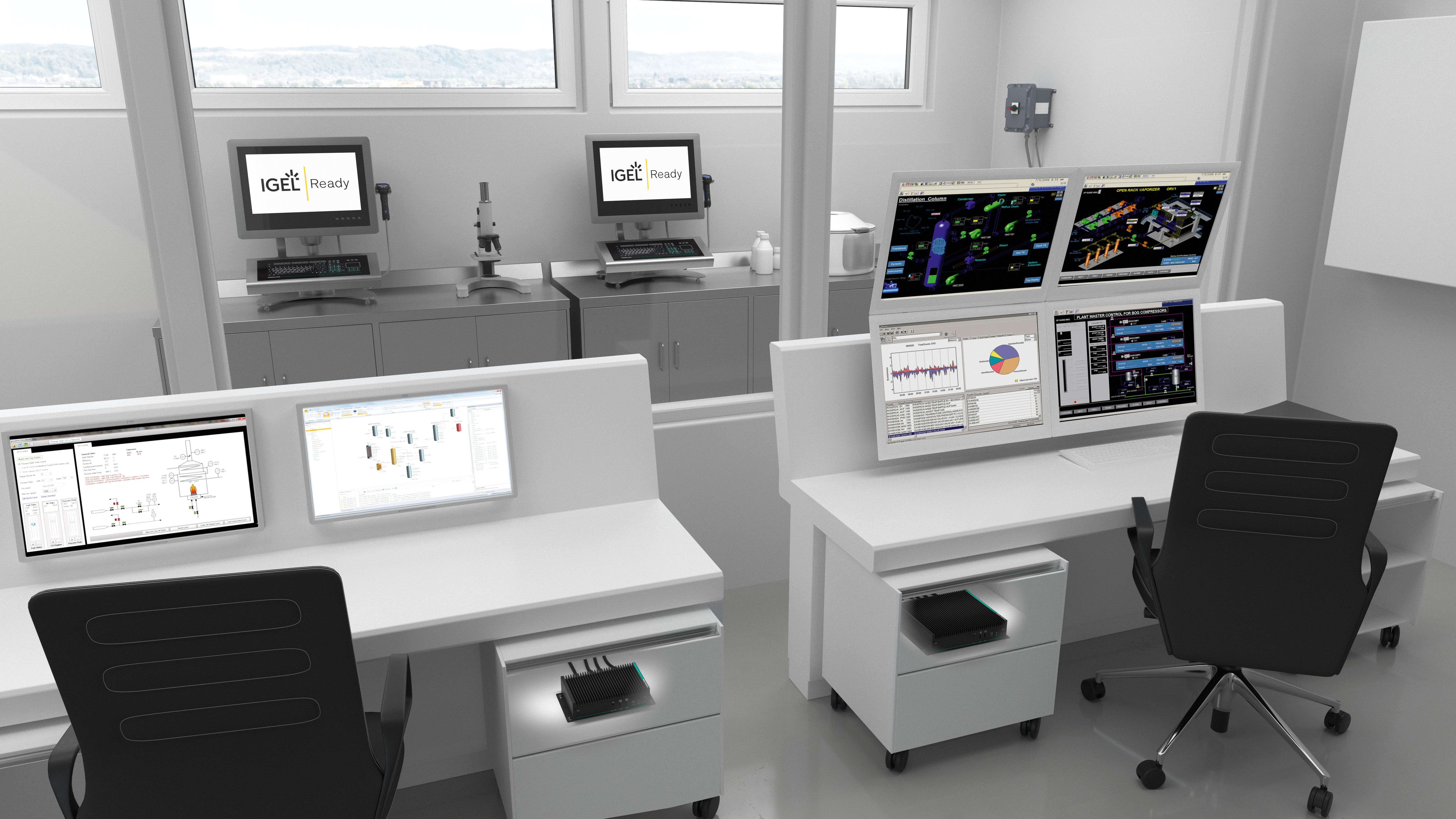 Zuverlässige Box Thin Clients für Leitwarte und Produktion