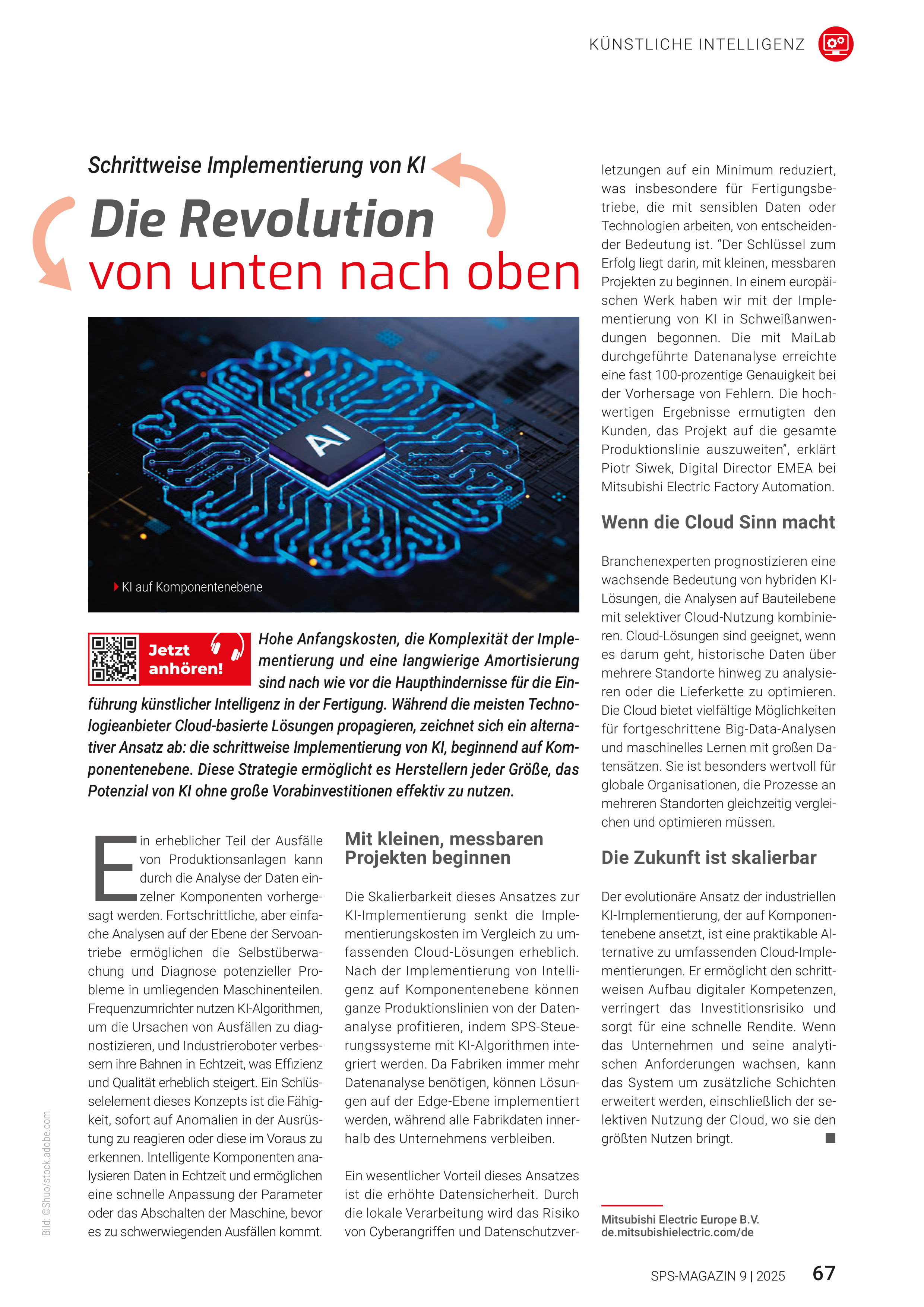 Schwerpunkt Kuenstliche Intelligenz SPS MAGAZIN 9 2025