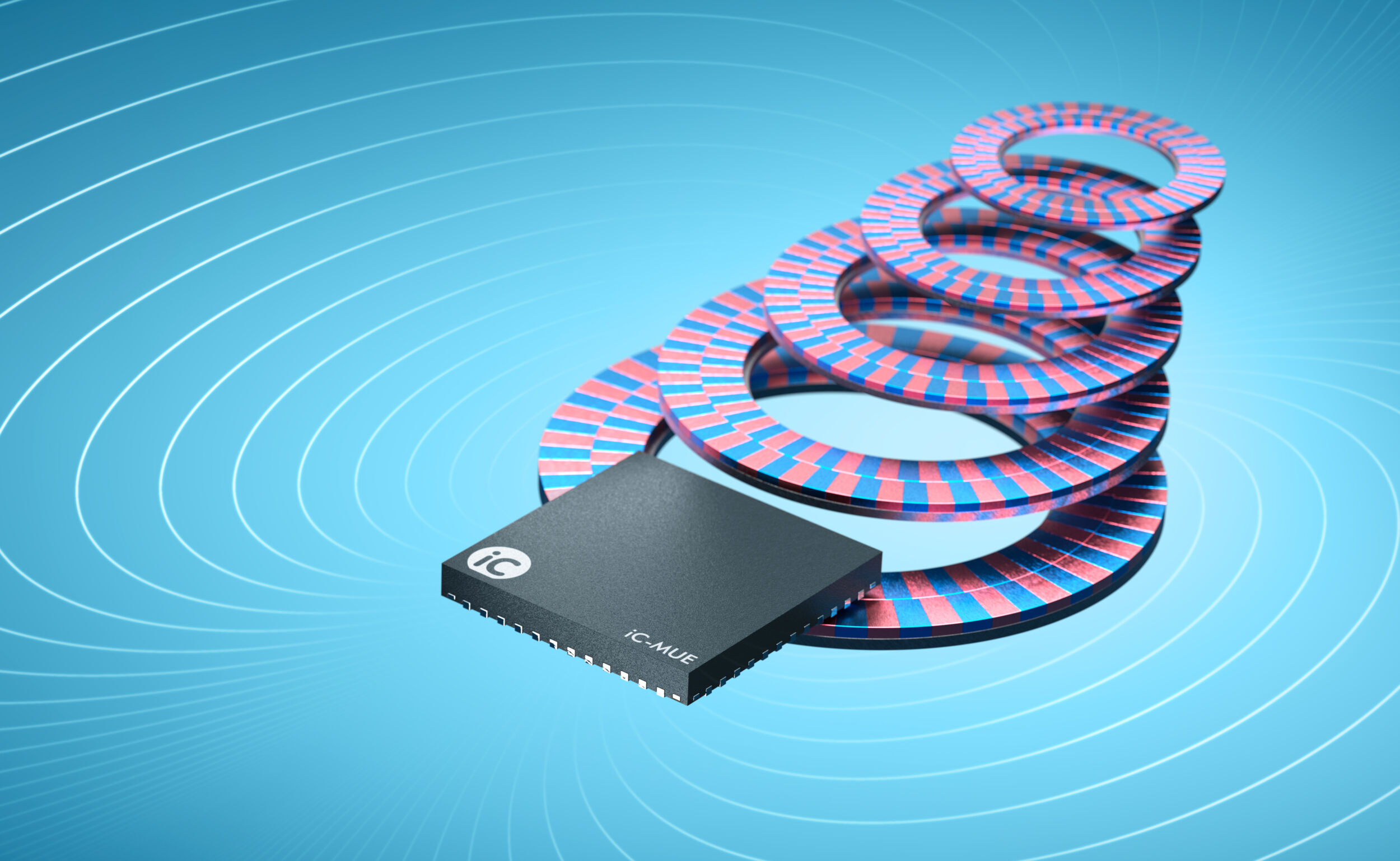 Hohlwellen-Drehgeber auf einem Chip