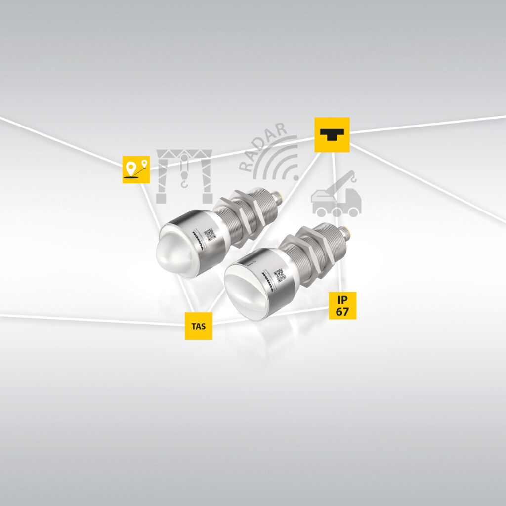 Turck; 03739667; Distanzradar; Pressebild; IP67; TAS; Hohe Reichweite; Portalkran; Radar; Lader; DR30N-M30E&hellip;H1141; DR7,5WE-M30E&hellip;H1141