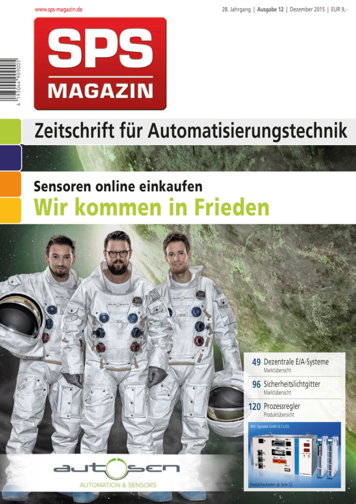 ...Sensosphere und Autosen? 2 385444 Titel SPS MAGAZIN 12 2015