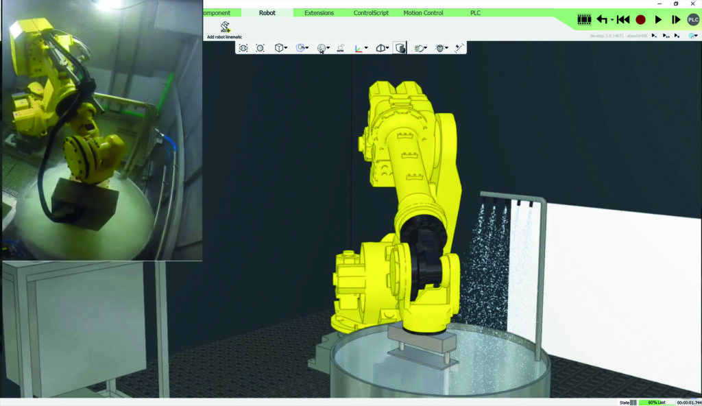 Vom virtuellen Prototyp zum realen Produkt 2 Tools wie iPhysics verbinden die virtuelle und die reale Welten miteinander. So wird aus der
Simulation ein integraler Bestandteil der Produktionsvorbereitung.