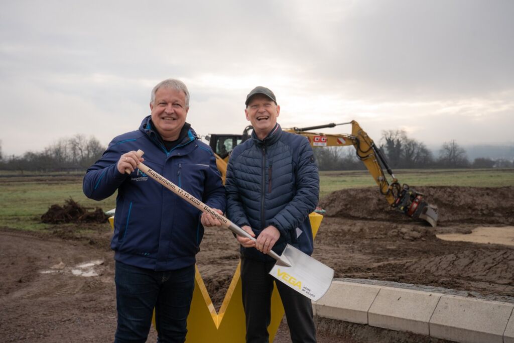 Baubeginn für Vega-Werk 1 Baubeginn in Kuppenheim 2