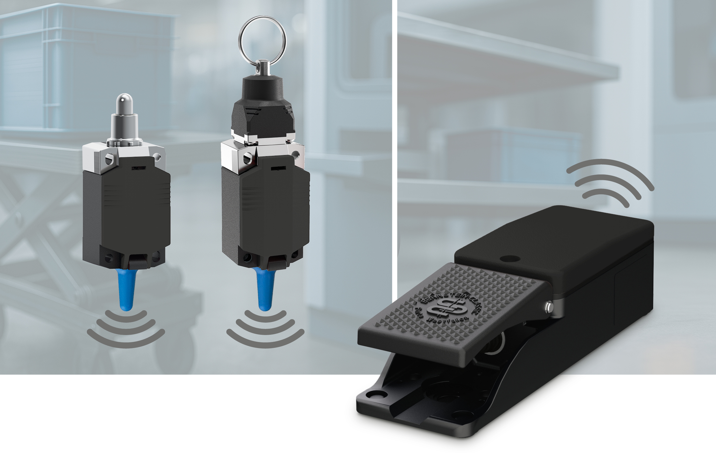 Kabellose Positions- und Fußschalter